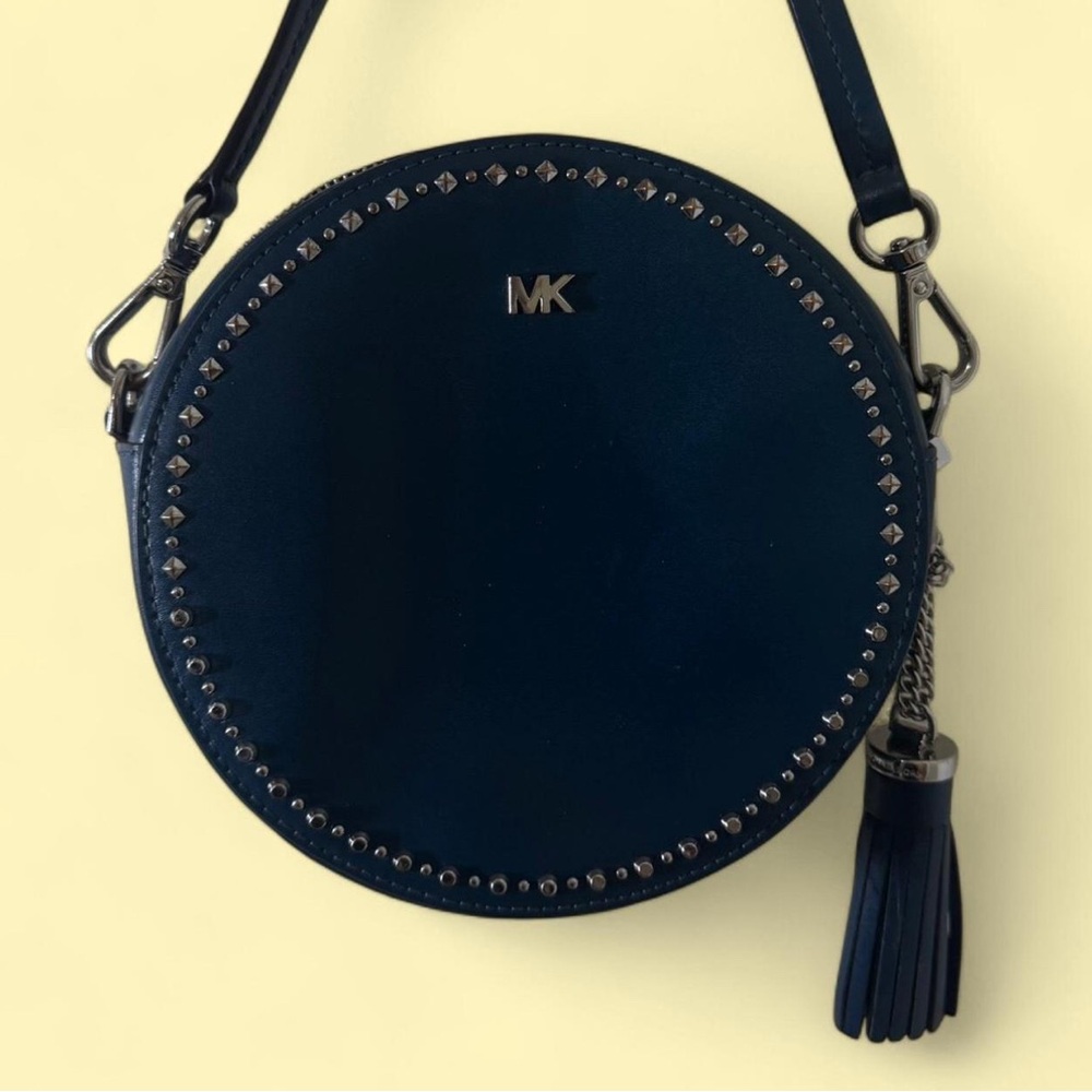 Small Teal Michael Kors Circle Crossbody